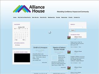 Web site www.alliancehouse.org, Alliance House Inc